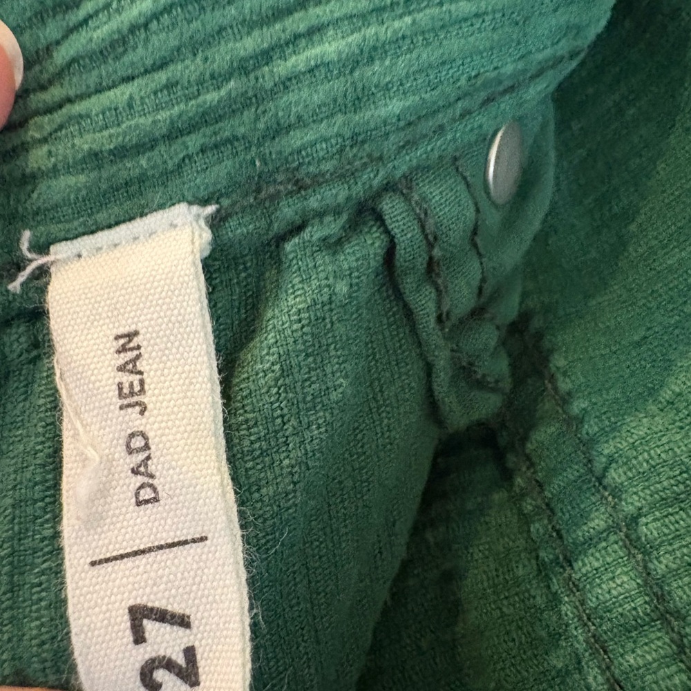 Green Dad Jeans
